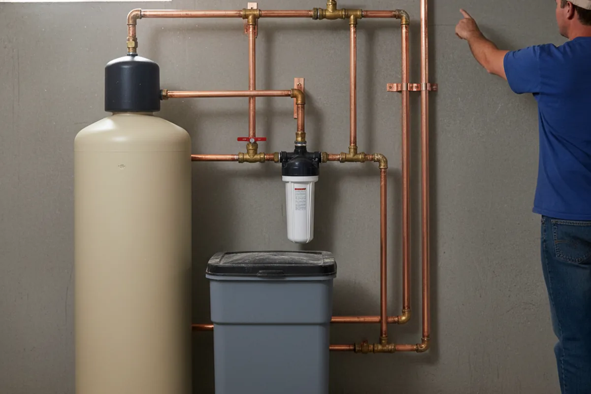 Whole-house water treatment system installed in Tasley